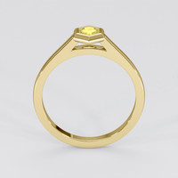 0.33 Ct. Yellow Sapphire Ring, 18K Yellow Gold 3