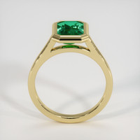 1.49 Ct. Emerald Ring, 18K Yellow Gold 3