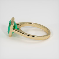 1.72 Ct. Emerald Ring, 18K Yellow Gold 4