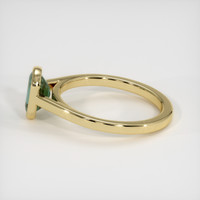 1.83 Ct. Bluish Green Sapphire Ring, 18K Yellow Gold 4
