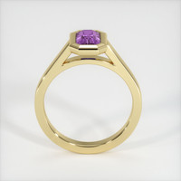 0.64 Ct. Sapphire Ring, 18K Yellow Gold 3