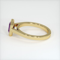 0.64 Ct. Sapphire Ring, 18K Yellow Gold 4