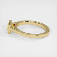 1.12 Ct. Sapphire Ring, 18K Yellow Gold 4