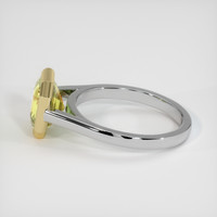 3.03 Ct. Yellow Sapphire Ring, 14K Yellow & White 4