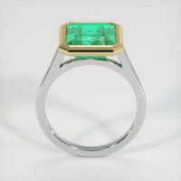 5.59 Ct. Emerald Ring, 18K Yellow & White 3