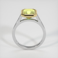 3.03 Ct. Yellow Sapphire Ring, 18K Yellow & White 3