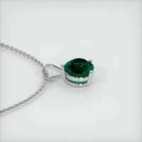 1.45 Ct. Emerald Pendant, Platinum 950 3