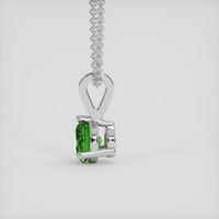 0.57 Ct. Green Demantoid Garnet Pendant, 14K White Gold 3
