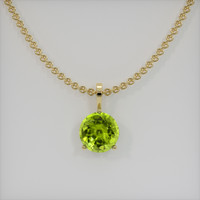 1.31 Ct. Gemstone Pendant, 14K Yellow Gold 1