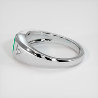 0.45 Ct. Emerald Ring, Platinum 950 4