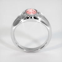 1.12 Ct. Padparadscha Sapphire Ring, Platinum 950 3