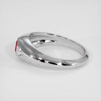 0.79 Ct. Ruby Ring, Platinum 950 4