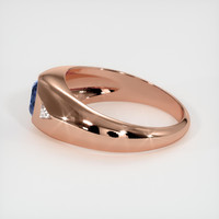0.95 Ct. Blue Sapphire Ring, 14K Rose Gold 4