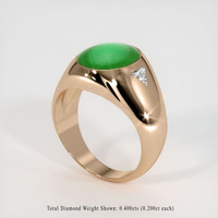 4.43 Ct. Gemstone Ring, 14K Rose Gold 2