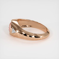 1.09 Ct. Padparadscha Sapphire Ring, 14K Rose Gold 4