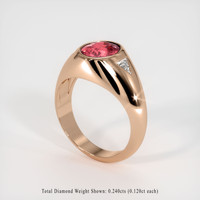 2.04 Ct. Sapphire Ring, 14K Rose Gold 2