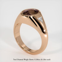 3.15 Ct. Sapphire Ring, 14K Rose Gold 2