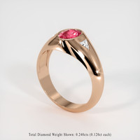 1.02 Ct. Sapphire Ring, 18K Rose Gold 2