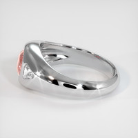 1.12 Ct. Padparadscha Sapphire Ring, 10K White Gold 4