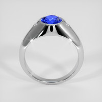 2.65 Ct. Blue Sapphire Ring, 14K White Gold 3