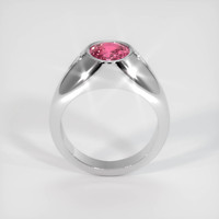 2.02 Ct. Padparadscha Sapphire Ring, 14K White Gold 3