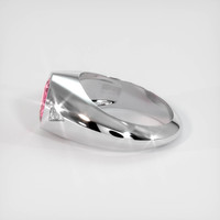 2.02 Ct. Padparadscha Sapphire Ring, 14K White Gold 4