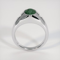 2.21 Ct. Bluish Green Sapphire Ring, 14K White Gold 3
