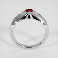 0.79 Ct. Ruby Ring, 14K White Gold 3