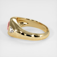 1.12 Ct. Padparadscha Sapphire Ring, 10K Yellow Gold 4