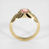 1.09 Ct. Padparadscha Sapphire Ring, 14K Yellow Gold 3