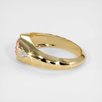 1.09 Ct. Padparadscha Sapphire Ring, 14K Yellow Gold 4