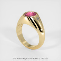2.02 Ct. Padparadscha Sapphire Ring, 14K Yellow Gold 2