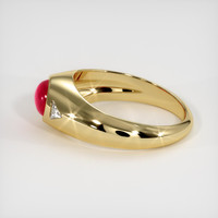 2.22 Ct. Ruby Ring, 14K Yellow Gold 4