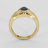 2.03 Ct. Blue Sapphire Ring, 14K Yellow Gold 3