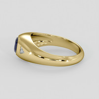 2.03 Ct. Blue Sapphire Ring, 14K Yellow Gold 4