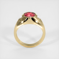 2.04 Ct. Padparadscha Sapphire Ring, 14K Yellow Gold 3