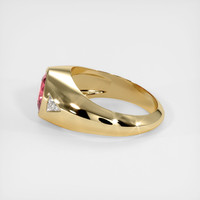 2.04 Ct. Padparadscha Sapphire Ring, 14K Yellow Gold 4