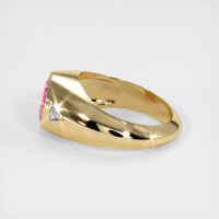 2.02 Ct. Padparadscha Sapphire Ring, 18K Yellow Gold 4