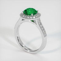 1.74 Ct. Emerald Ring, Platinum 950 2