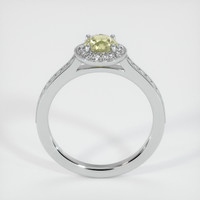 0.79 Ct. Yellow Sapphire Ring, 14K White Gold 3