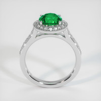 1.74 Ct. Emerald Ring, 18K White Gold 3