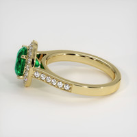 1.74 Ct. Emerald Ring, 18K Yellow Gold 4