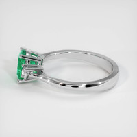 0.97 Ct. Emerald Ring, Platinum 950 4