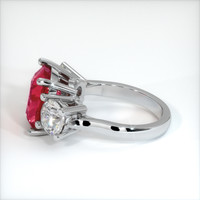 4.15 Ct. Ruby Ring, Platinum 950 4