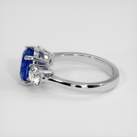 4.30 Ct. Blue Sapphire Ring, Platinum 950 4