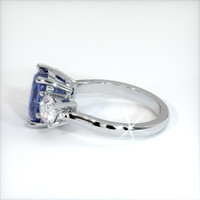 3.00 Ct. Blue Sapphire Ring, 10K White Gold 4