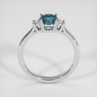 0.94 Ct. Sapphire Ring, 14K White Gold 3
