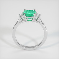 1.39 Ct. Emerald Ring, 18K White Gold 3