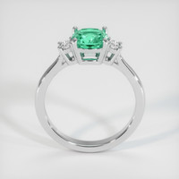 1.07 Ct. Emerald Ring, 18K White Gold 3