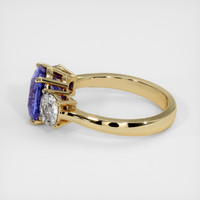 3.00 Ct. Color Change Sapphire Ring, 14K Yellow Gold 4